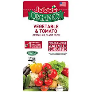 Jobe’s 4 lb Organics Plant Food for Vegetables & Tomato