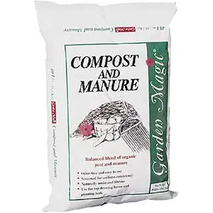 Michigan Peat Manure for Vegetable Garden | 40 lbs