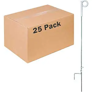 Zareba Systems PTP39A Pig Tail Step-in Fence Post | Pack of 25