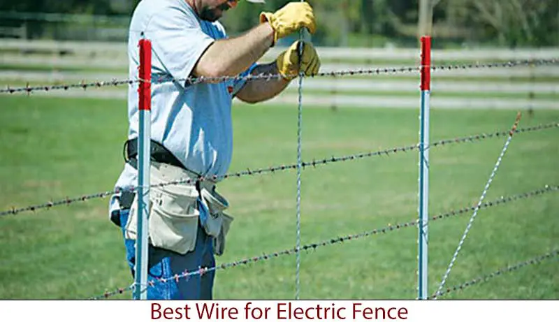 best wire for electric fence