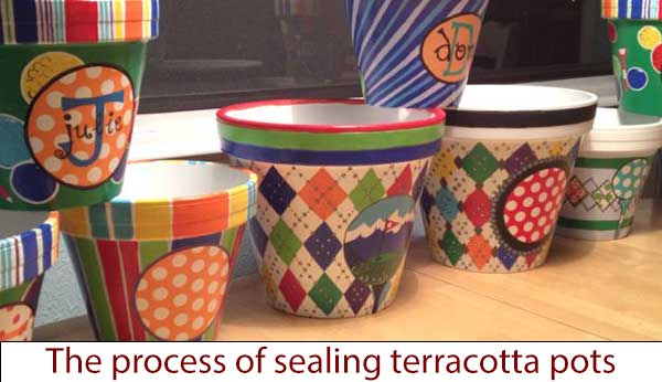 The Process of Sealing Terracotta Pots