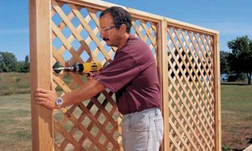 Lattice Privacy Screen