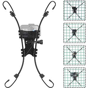 Koqeiey Net/Chain Link Action Camera Fence Mount Fence