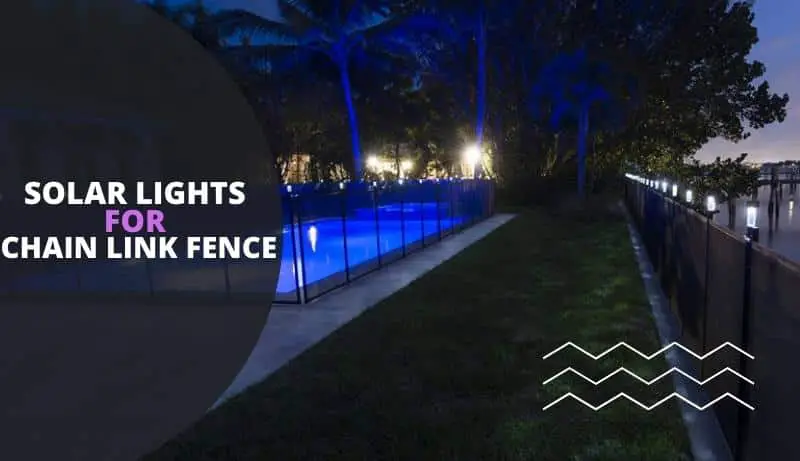 Solar Lights for Chain Link Fence