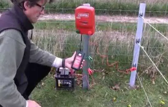 Utilize an electric fence voltmeter to complete the task