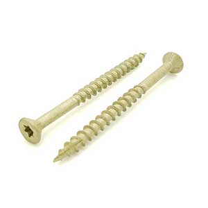 SNUG Fasteners Tan Fence & Deck Screws │ Bugle Head