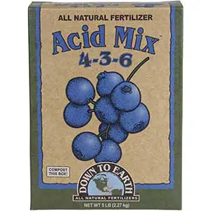 Down to Earth Acid Fertilizer for Camellias | All Natural | 4-3-6