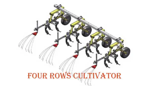 Four Rows Cultivator