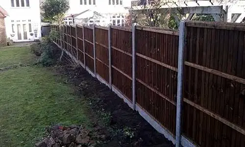 Fastening the Privacy Screen on a Wood Fence